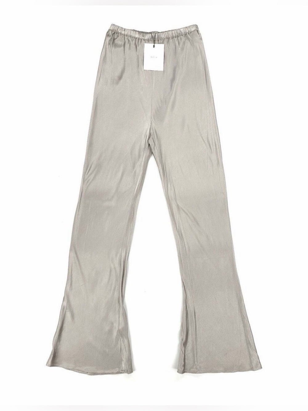 NWT Dissh Simone Satin Bias Cut Pant Pewter Minimal Clean Girl 90s Y2k Urban 6